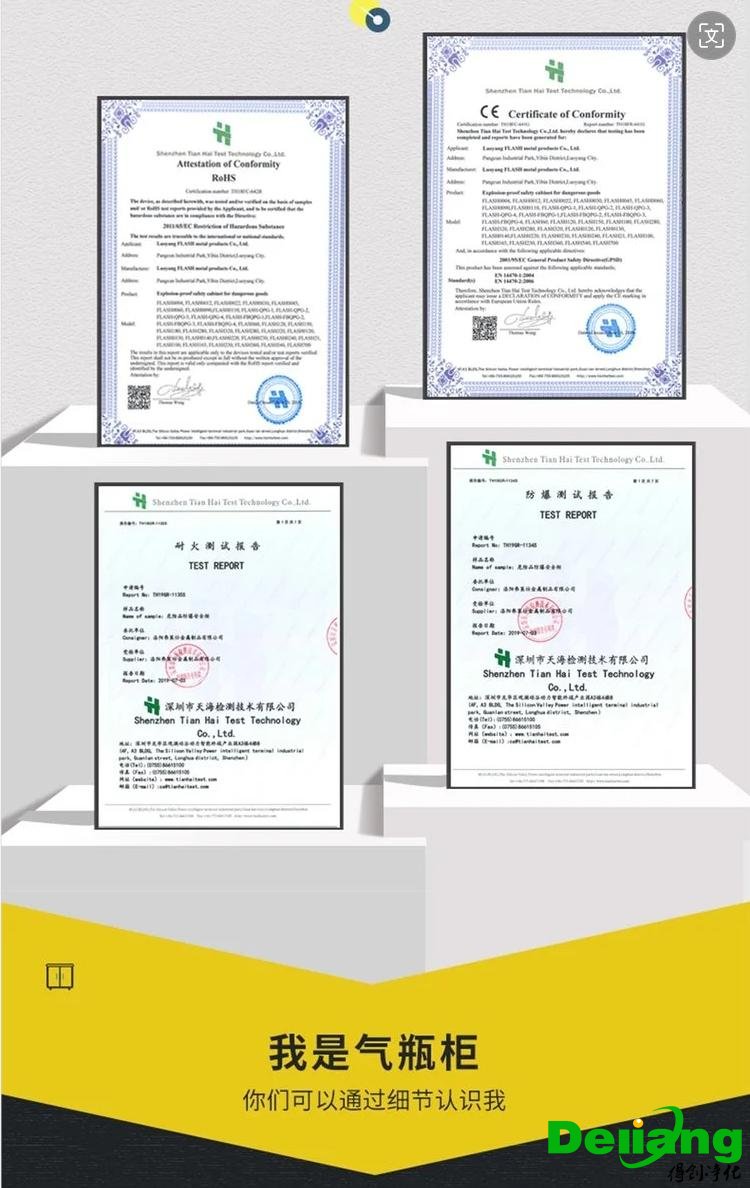 全鋼氣瓶柜-檢測(cè)報(bào)告