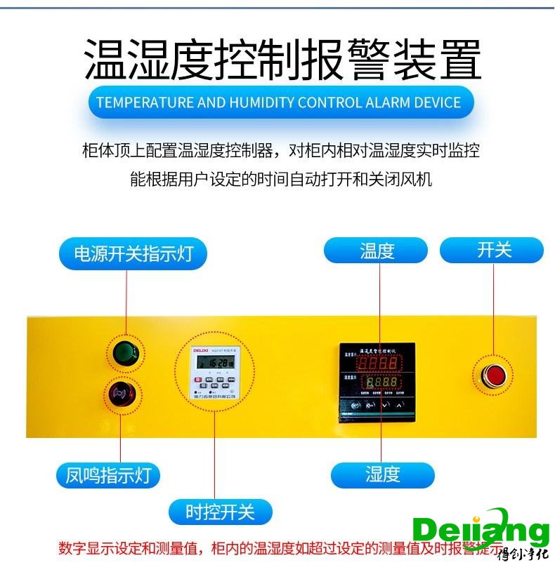 毒品柜-溫濕度控制報(bào)警裝置
